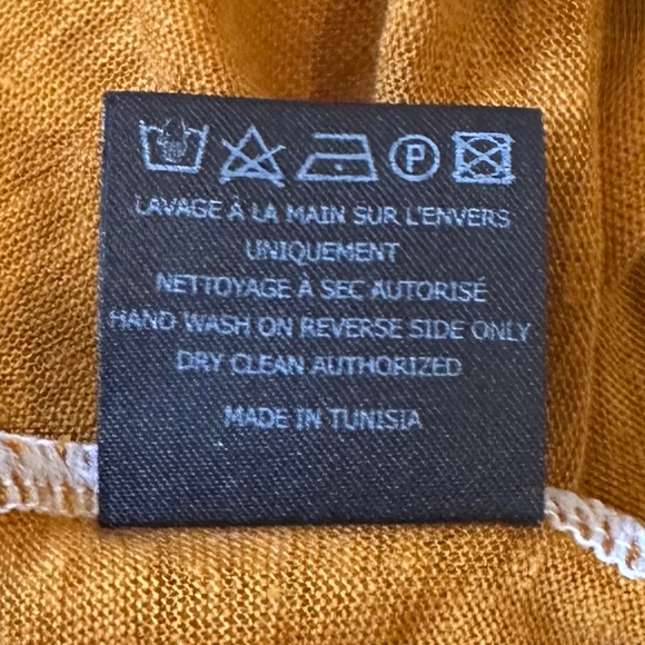 Étoile Isabel Marant Reed Baseball Jersey. 100% Distressed/Sheer Linen. Size L. - Picture 10 of 12